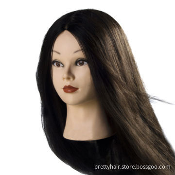 Training mannequin heads, used in beauty school and beauty university for training and examination